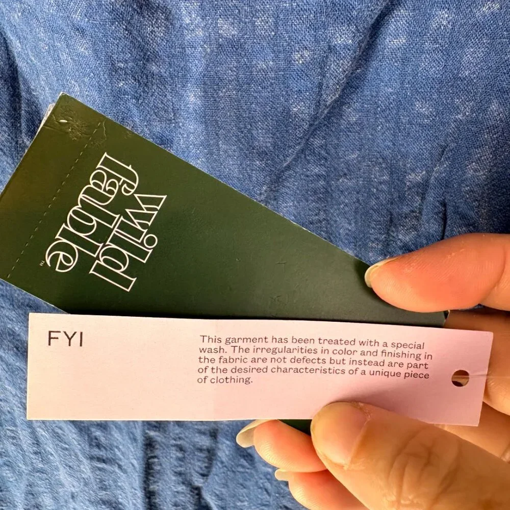 NWT Wild Fable Demin Spaghetti Strap Mini Dress - Picture 4 of 6